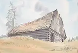 Untitled - The Old Barn by Margaret Shelton, 1979, watercolour on paper, sold Apr 2006
