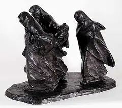 Marc-Aurèle de Foy Suzor-Coté, Femmes de Caoghnawaga [sic], bronze sculpture