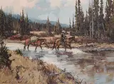 Karl E. Wood, Willow Creek Crossing, Willmore Wilderness, Alberta