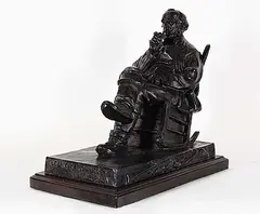 Marc-Aurèle de Foy Suzor-Coté, Le vieux pionnier canadien, 1912, bronze sculpture