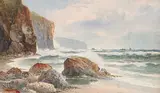 John Clarkson Isaac Uren, N.W. Coast near Land's End, watercolour on paper