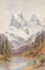 Paul Zeigler, Untitled - Three Sisters, watercolour on paper