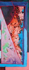Claude Breeze, New Realm - Breaking Through, 1978, acrylic on canvas