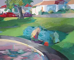 Glenn Edward Howarth, Sunlight on Dallas Road, 1979, oil on canvas