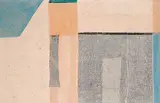 Takao Tanabe, Untitled - Collage in Beige and Blue