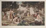 Henrietta Rae, Diana, 1899, colour lithograph on paper