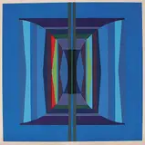 Gordon A. Smith, Untitled - Happy Blues, colour silkscreen on paper