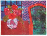 Nocturne - Red Chair #2/50 by John Harold Thomas Snow, 1984, colour lithograph on paper, sold Apr 2006