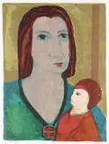 Magit #7/50 by John Harold Thomas Snow, 1976, colour lithograph on paper, sold Apr 2006