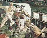 Robert Donald Bruce, Untitled - Paratrooper Getting Ready to Jump