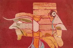 Robert Donald Bruce, Lower Invertebrate, 1978, colour monoprint on paper
