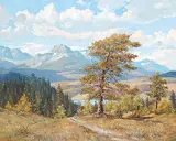 Duncan MacKinnon Crockford, View from Morley Hill and the Bow River Valley, Alberta