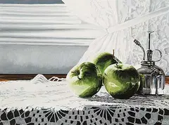 Darren Haley, Apple Study, 1999, oil on canvas