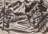 Henri Leopold Masson, Untitled - Banff, 1952