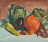 Louis Muhlstock, Untitled - Still Life, oil on canvas