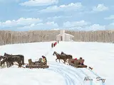 Allen Sapp, People Going to Church