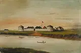 Lionel MacDonald Stephenson, Fort Garry 1869, oil on artist board