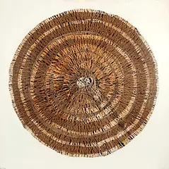 Arthur Fortescue Mckay, Untitled - Mandela, 1979, mixed media on hard board
