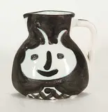 Untitled - Visages by Pablo Picasso, 1953, partially-glazed painted terre de faience, sold Nov 2005
