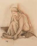 Francisco Zúñiga, Untitled - Seated Woman