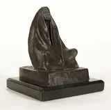 Untitled - Figure #7/10 by Francisco Zúñiga, 1975, bronze sculpture, sold Nov 2005