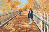Stephen Hynes, Promenade des Gouverneurs, Quebec, 2001, oil on canvas