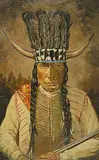 Richard Lindemere, Smoky Joe, oil on wood board