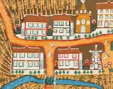 Jahan Maka, The Collective, mixed media on canvas board