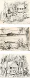 Will Ogilvie, Untitled - Composer's Workshop, Canoe Lake, 1968, 1968, ink on paper