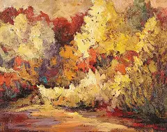 Audrey Pfannmuller, Last of the Light, oil on canvas