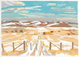 Prairie Fields #49/50 by John Harold Thomas Snow, colour lithograph on paper, sold Nov 2005