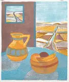 Tenview #24/50 by John Harold Thomas Snow, colour lithograph on paper, sold Nov 2005