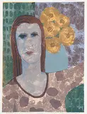 Roxelana #15/50 by John Harold Thomas Snow, colour lithograph on paper, sold Nov 2005