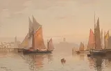 Charles E. Hannaford, Plymouth, watercolour on paper