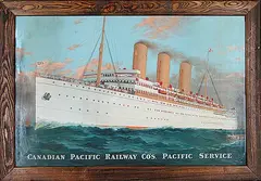 Arthur Henry Hider, Canadian Pacific Railway Co.'s Pacific Services, 1912, colour lithograph on paper