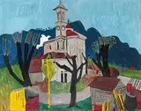 Maxwell Bennett Bates, Church at Nice, France