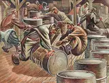 Robert Donald Bruce, Untitled - Moving Barrels