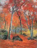 Alice des Clayes, Forest en France [Autumn Colours], pastel on paper