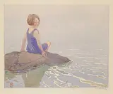 Walter J. Phillips, Summer, 1925, colour wood block on paper