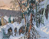 Gaston Rebry, Hiver en Foret