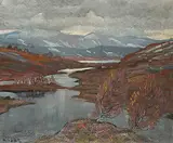Anders Altzar, Untitled - In Between Seasons, oil on canvas
