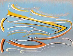 Lawren Harris, Untitled [LSH 23], oil on hard board