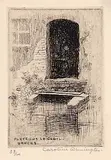 Caroline Armington, Porte sur le Canal, Bruges #33/100 [state II]