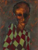 Michael Burns, 1.24.7.94, 1991, oil on hard board