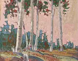 Robert Genn, French Wind, April, oil on canvas board