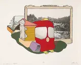 Edward J. Howarth, Your Last Prairie Blizzard #23/50, 1976, colour silkscreen on paper