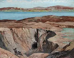 Evan Weekes MacDonald, Noranda Mine, Murdockville, Quebec, oil on canvas