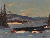 Theodoor Marie Schintz, Longview, oil on canvas