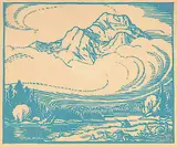 Margaret Shelton, Untitled - [possibly Wind Mountain, Exshaw]