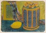 Material #6/21 by John Harold Thomas Snow, colour lithograph on paper, sold Apr 2005